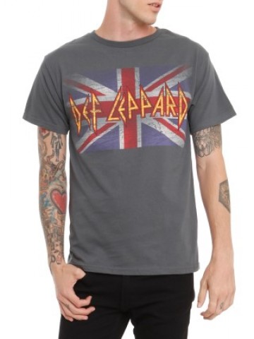 Tricou Def Leppard | Detaliu imprimeu [type: mockup-Tricou clasic;]