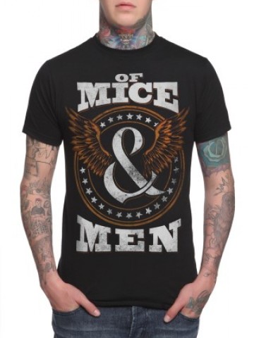 Tricou Of Mice and Men Ampersant | Detaliu imprimeu [type: mockup-Tricou clasic;]