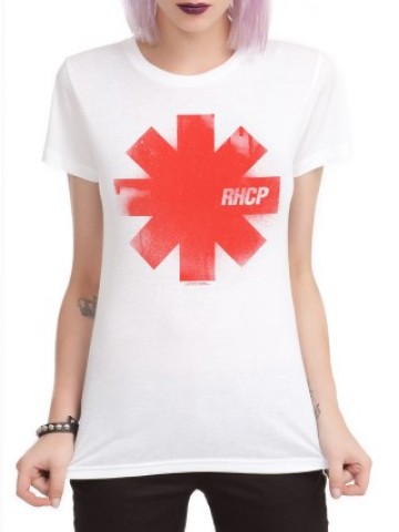 Tricou RHCP Star Logo | Detaliu imprimeu [type: mockup-Tricou clasic;]