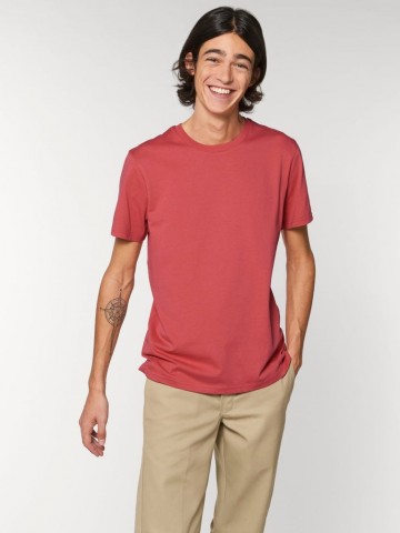 Tricou premium unisex, rosu carmine, XS